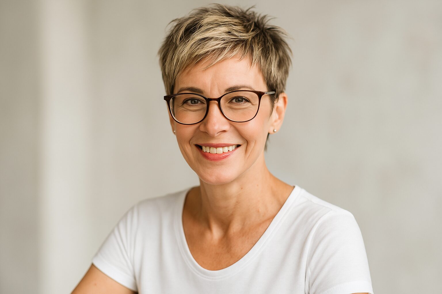 Freche Kurzhaarfrisur
