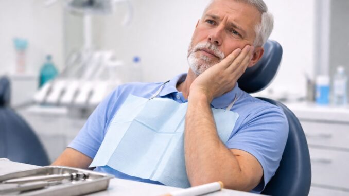 Rauchen nach Zahn ziehen