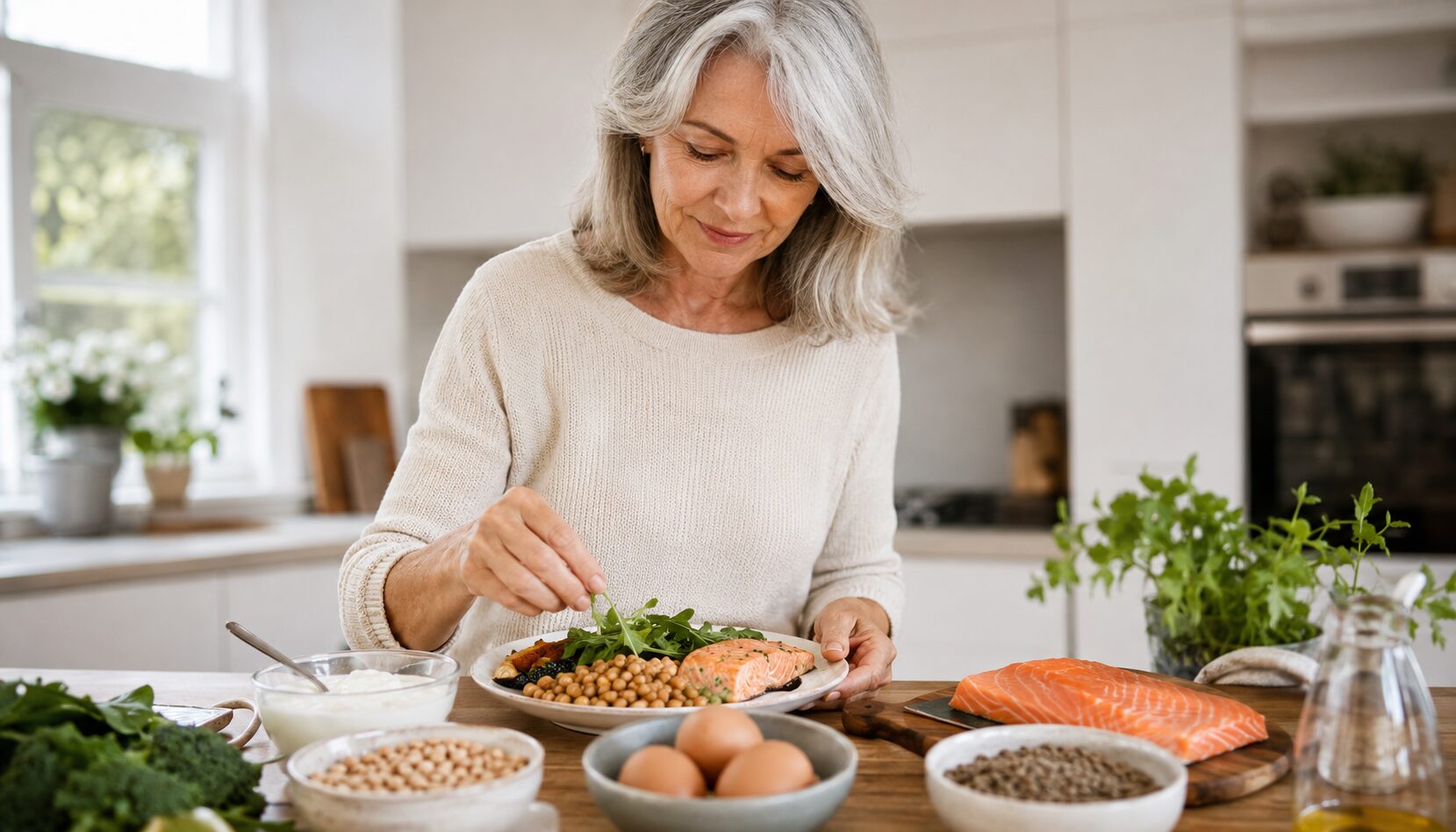 Eiweiß und Ernährung beim Muskelaufbau im Alter