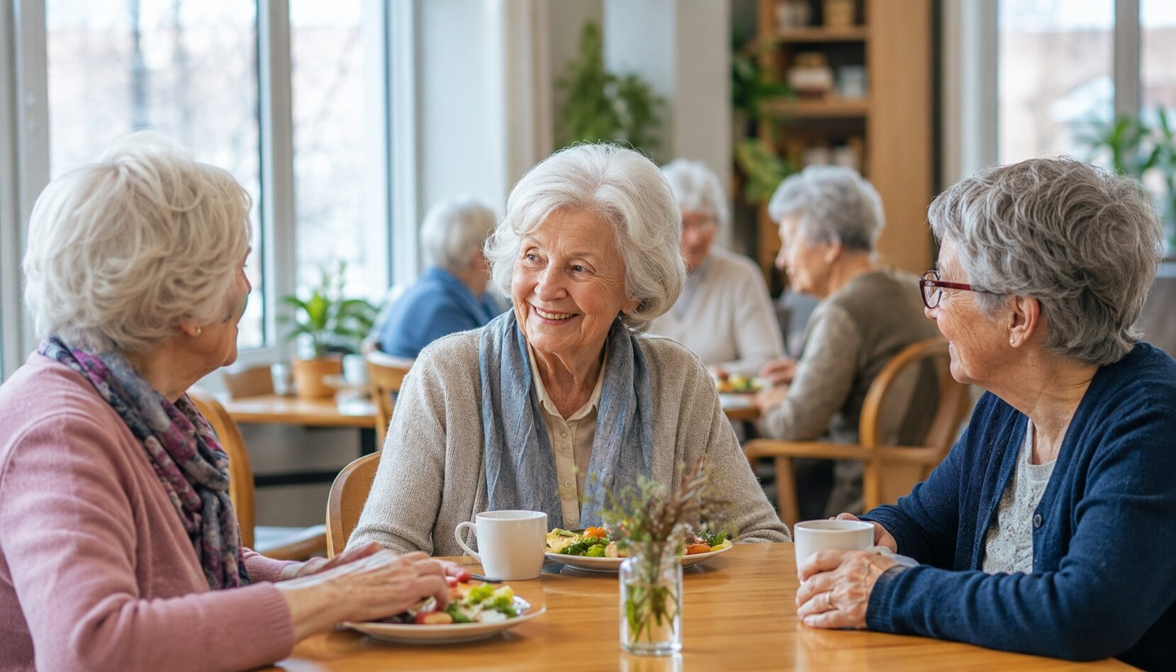 Feste Treffpunkte und Mittagstische nutzen